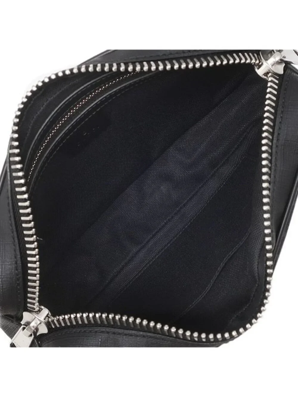 Gucci Belt Bag Soft Bag GG Supreme Canvas Black Silver Web